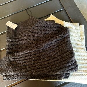 Maurice’s sweaters.